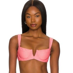 Monday swim closely pink top